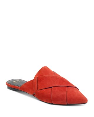 Sono Suede Pointed-Toe Mules 