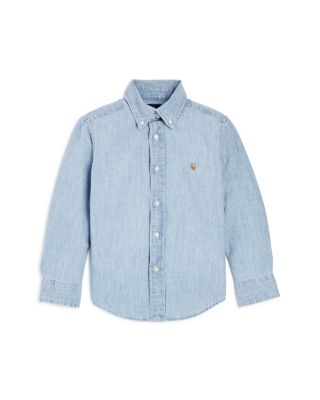 Boys' Chambray Button-Down Shirt - Little Kid