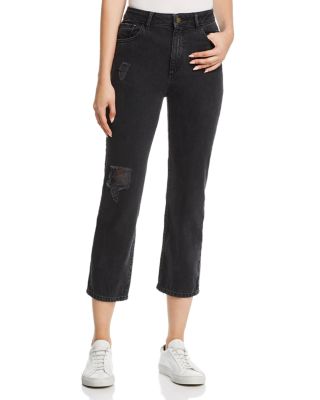 DL1961 Women's Jerry High Rise Straight Leg Vintage Jeans - Relaxed Fit, Contoured Waistband - View #9