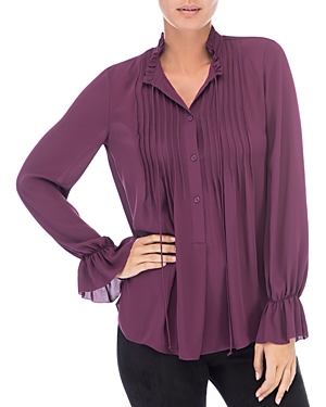 B COLLECTION BY BOBEAU B COLLECTION BY BOBEAU RUBY PINTUCKED BLOUSE,MA325159S