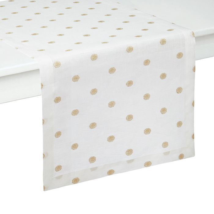 Mode Living Vogue Table Runner, 16 X 128 In Gold