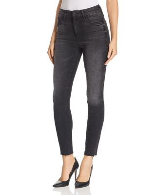 mother high rise skinny jeans