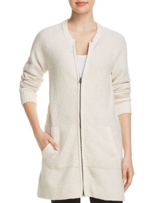 two way zip cardigan