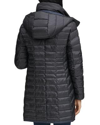 marc new york marble packable hooded puffer coat