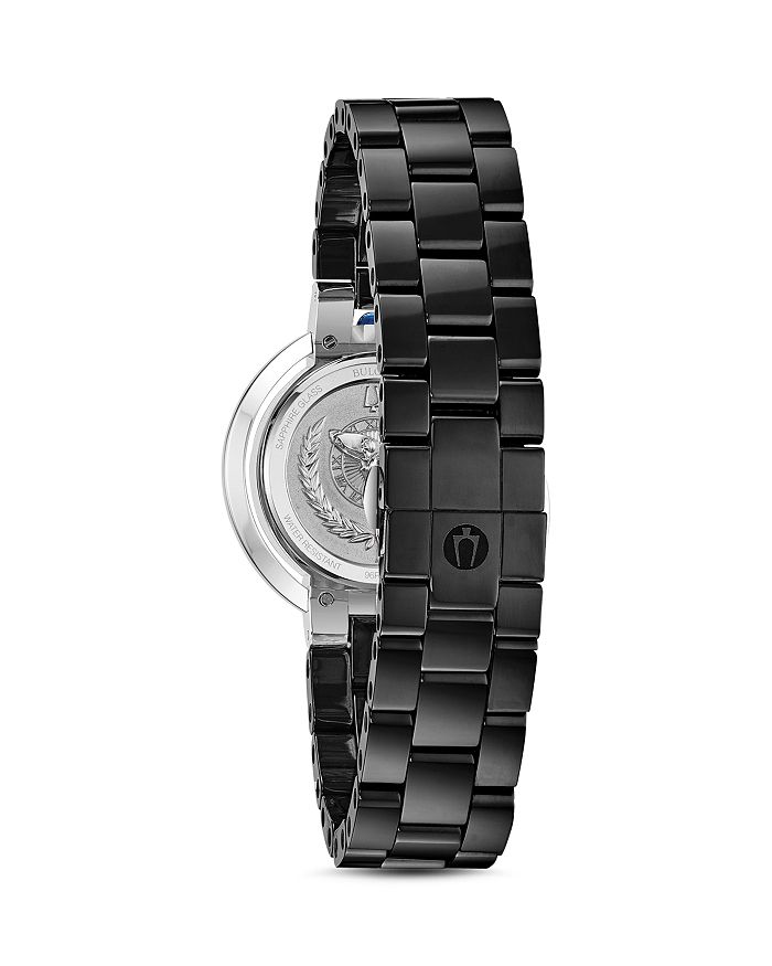 Shop Bulova Rubaiyat Black Dial Watch, 35mm