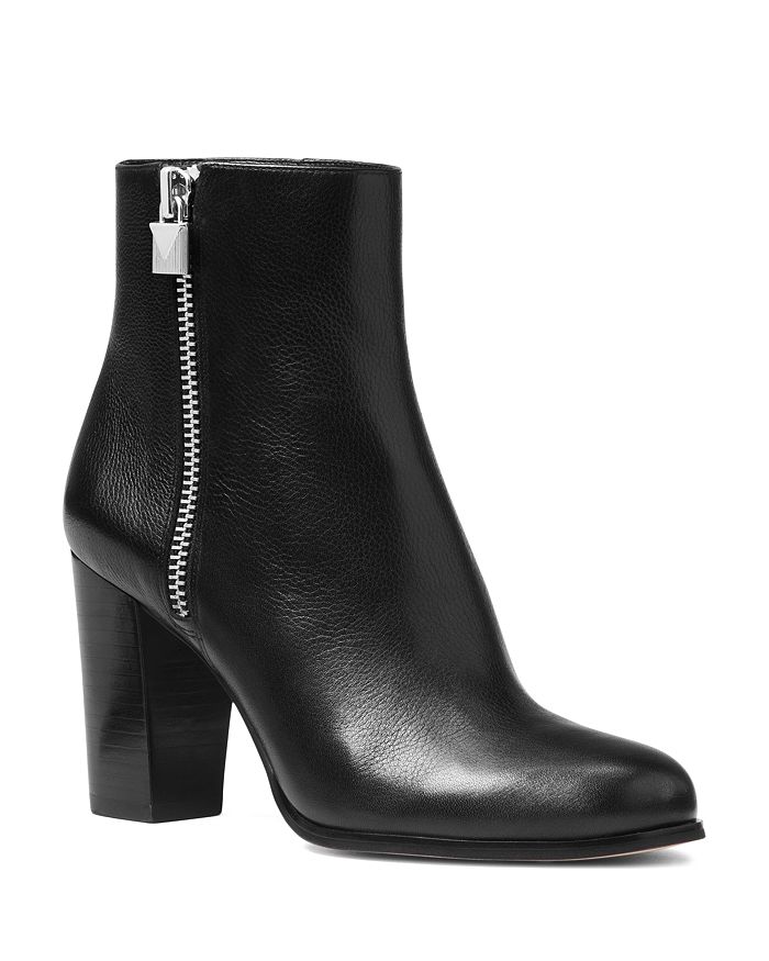 MICHAEL Michael Kors Women s Margaret Leather High Heel Booties
