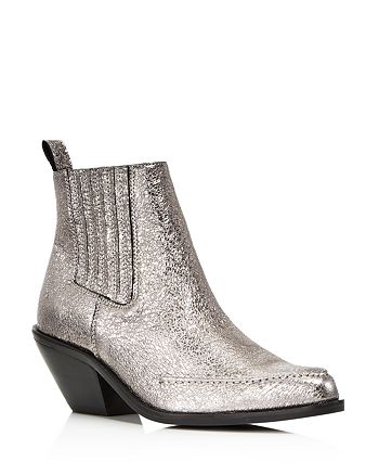 kenneth cole leather booties