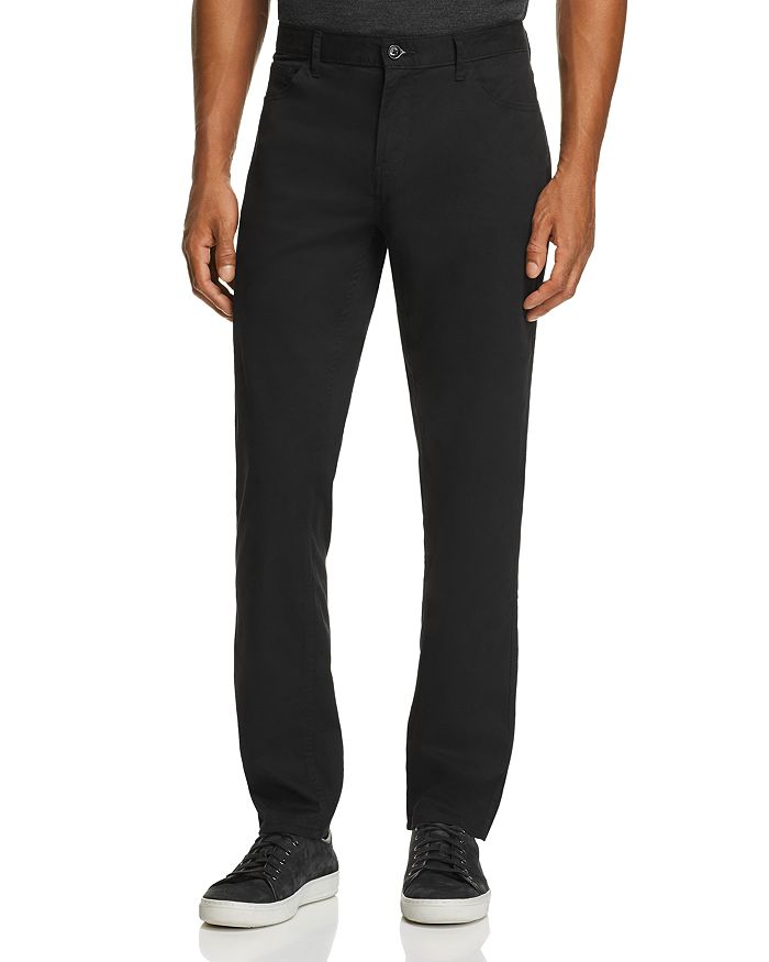 Shop Michael Kors Parker Slim Fit Pants In Black