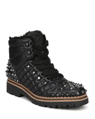 Bren Quilted Studded Hiking Boots 
