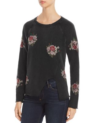 lucky brand embroidered sweatshirt