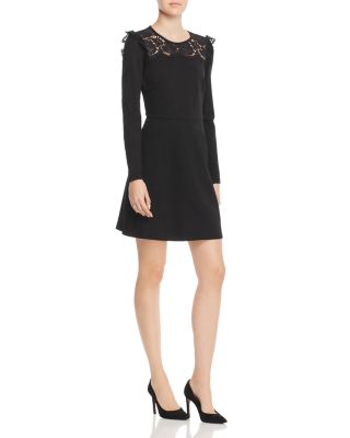 kate spade tie waist ponte dress