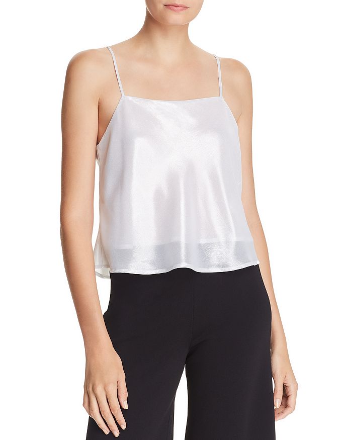 Lucy Paris - Cropped Metallic Camisole - 100% Exclusive