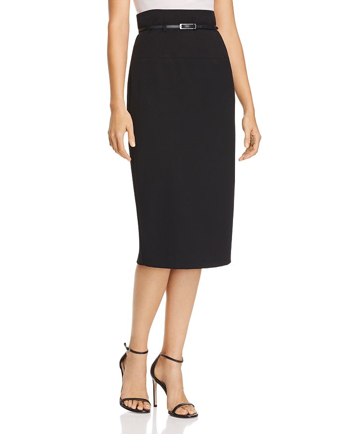 Black halo pencil skirt 2025