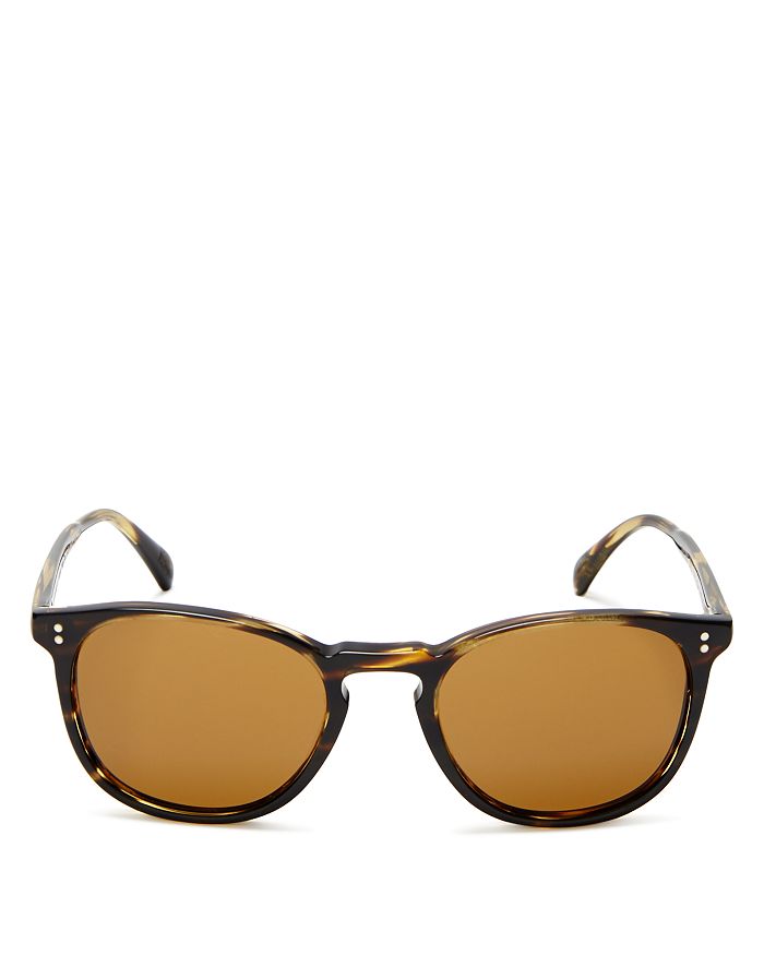 Oliver Peoples Unisex Finley Square Sunglasses, 51mm In Coco/brown