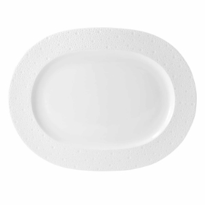 Bernardaud Ecume White Oval Platter
