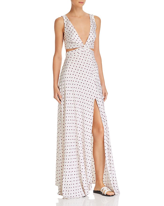 Bec Bridge Little Cuba Dotted Silk Maxi Dress Bloomingdale s