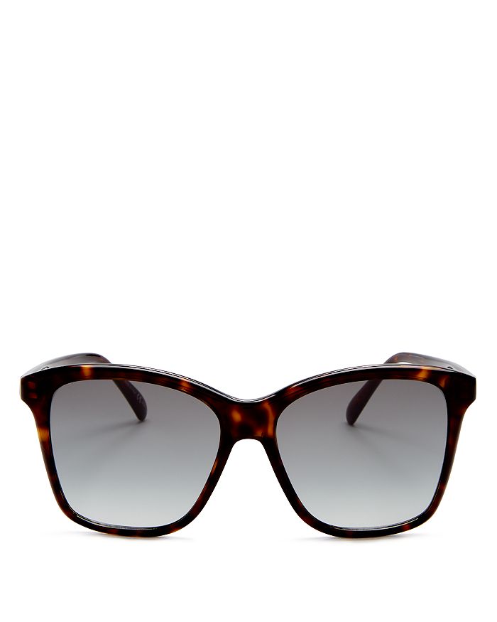 Givenchy Women's Square Sunglasses, 55mm In Dark Havana/gray
