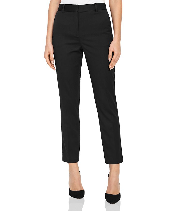 Slim leg tailored trousers store