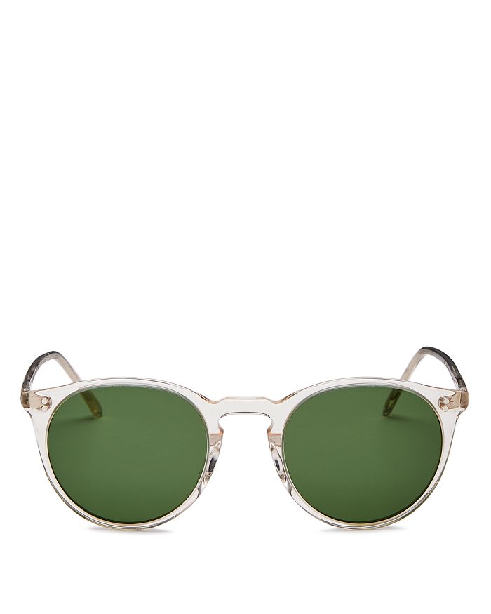 Oliver Peoples Unisex O'malley Round Sunglasses, 48mm In Beige