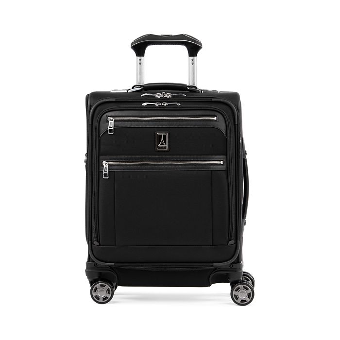 Travelpro Platinum Elite International Expandable Carry On Spinner In Shadow Black