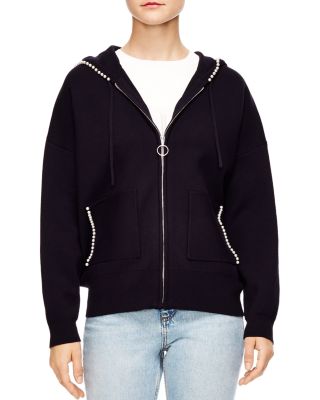 Sandro Reine Embellished Hoodie | Bloomingdale's