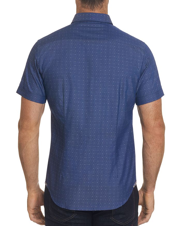 ROBERT GRAHAM ALBAN EMBROIDERED CHAMBRAY CLASSIC FIT CAMP SHIRT - 100% EXCLUSIVE