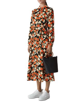 Whistles dandelion on sale print shirt dress