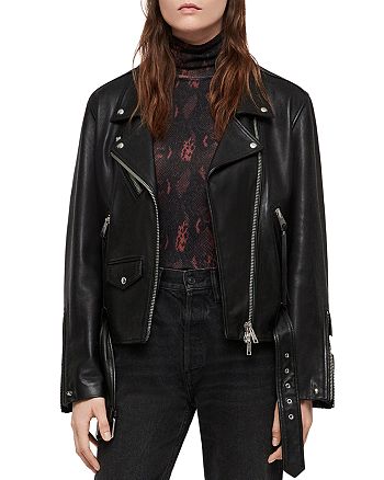 ALLSAINTS Billie Leather Biker Jacket | Bloomingdale's