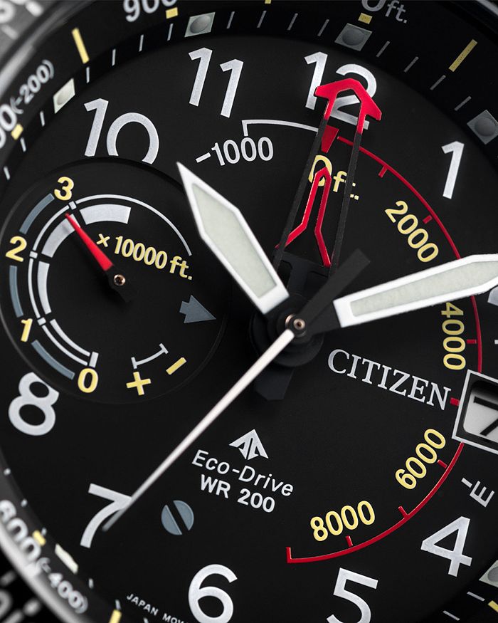 Shop Citizen Eco-drive Promaster Altichron Watch, 46mm In Black