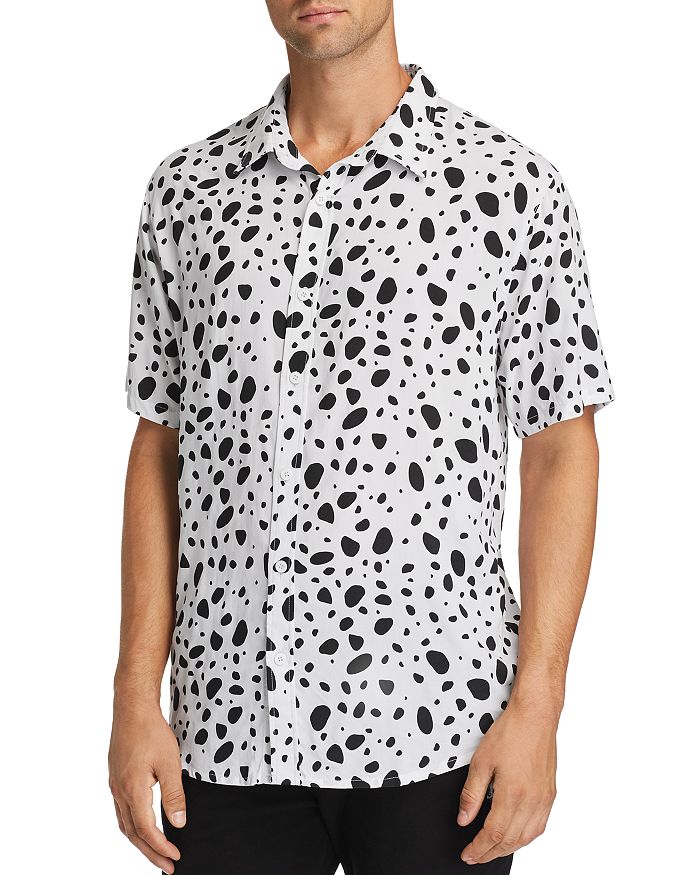 nANA jUDY x Disney Verve Short-Sleeve Dalmatian-Print Regular Fit Shirt
