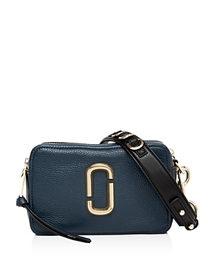 Marc Jacobs The Softshot 27 Crossbody Bag - Blue In Blue Sea/gold