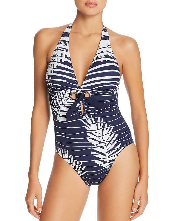 Amoressa A Venetian Affair Fortuny One Piece Swimsuit In New Moon