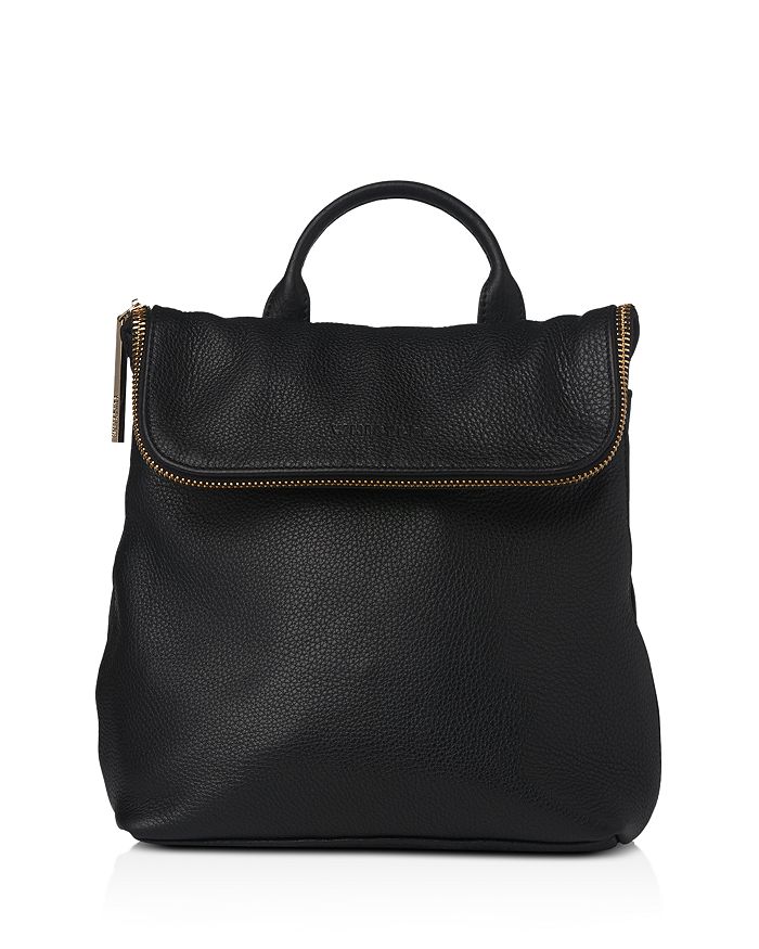 Whistles Verity Mini Leather Backpack In Black