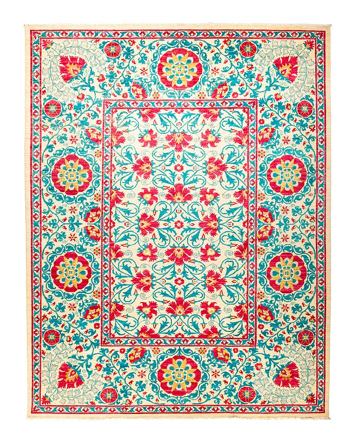 Bloomingdale's Solo Rugs Carnivale Suzani Area Rug, 9' 1 X 11' 10 In Pink