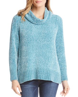 Karen Kane Women's Cowl Neck Knit Top Grey Size 2X