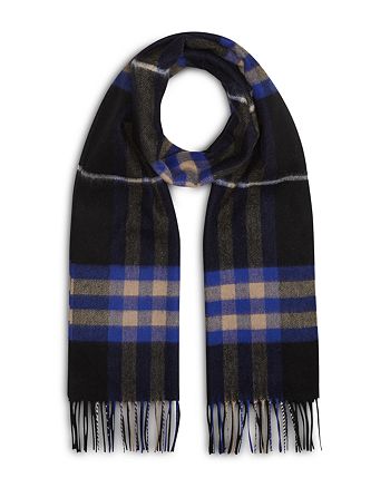 Burberry Cashmere Giant Check Scarf | Bloomingdale's