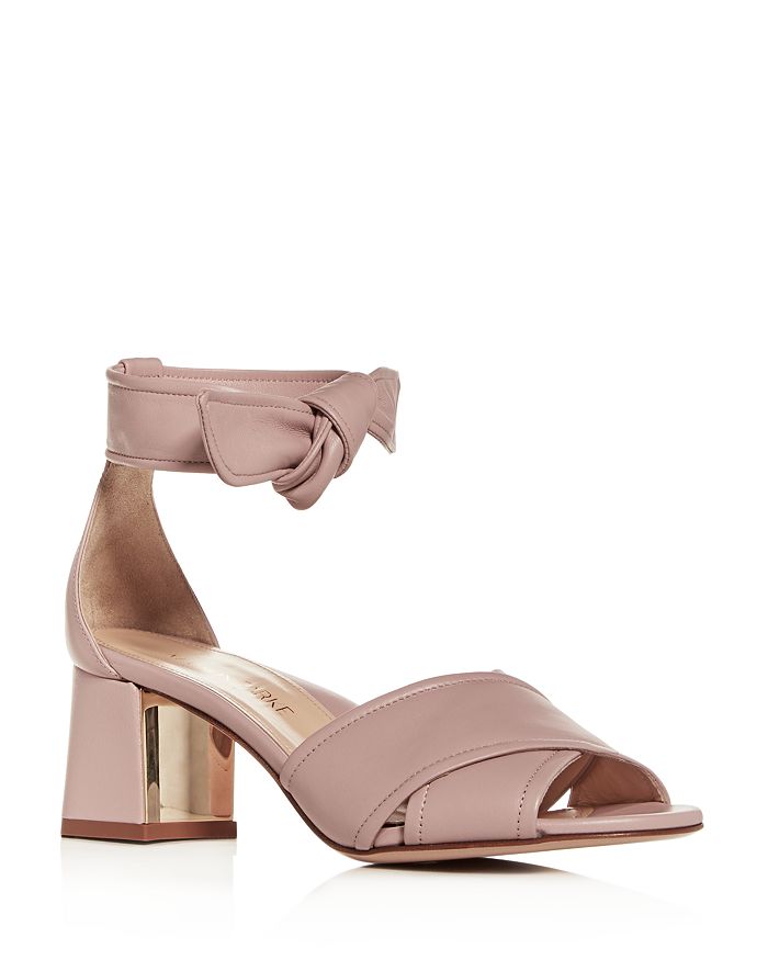 Marion Parke Women's Bella Block-heel Sandals In Petal Pink
