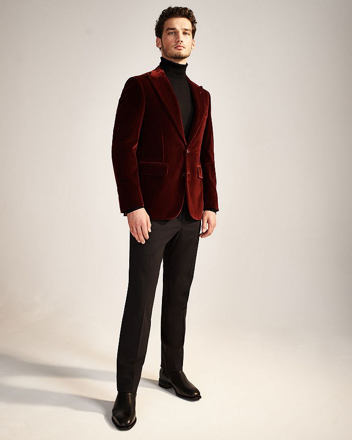 Canali shop velvet jacket