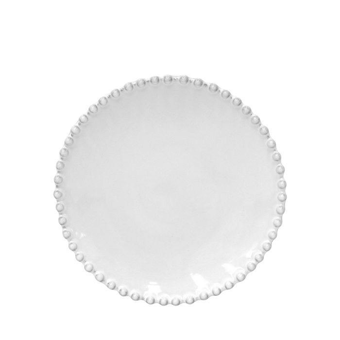 Costa Nova White Pearl Bread Plate