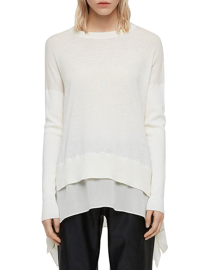 All saints new arrivals libby crew neck