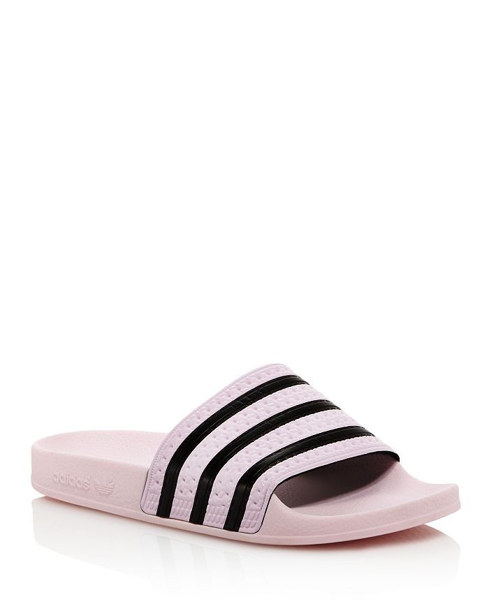 ADIDAS ORIGINALS Women's Adilette Striped Slide Sandals,CG6148