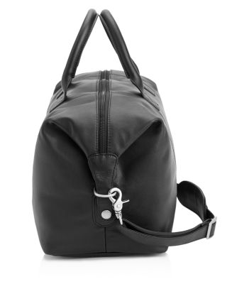 Leather Overnighter Duffel Bag 