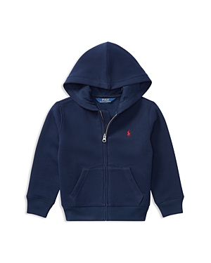 Polo Ralph Lauren Full Zip Hoodie Teens In Cruise Navy