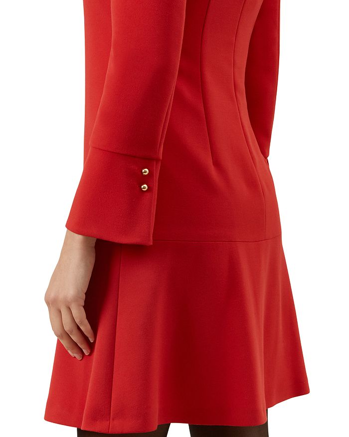 Shop Hobbs London Natalia A line Dress In Sienna Red