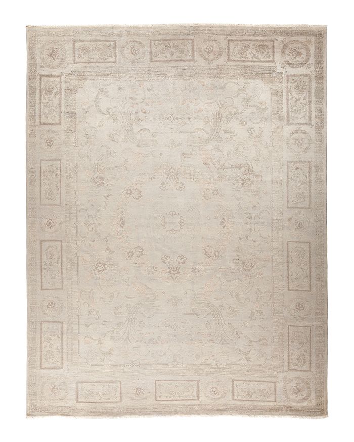 Bloomingdale's Vibrance Collection Morganite Hand-knotted Area Rug, 9' X 12'2 In Grey