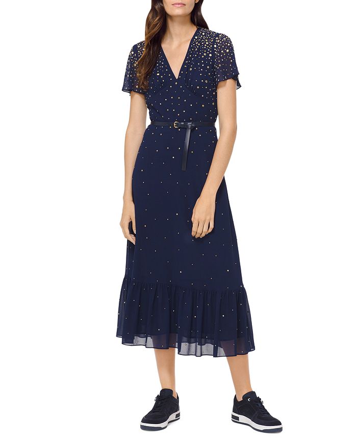 Studded Midi Dress