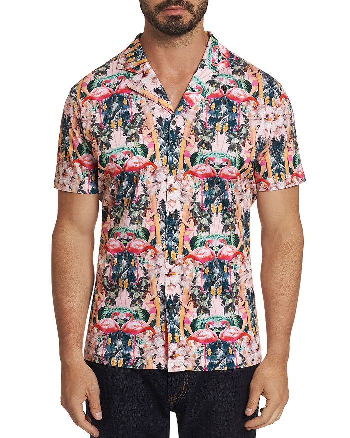 Robert Graham Flamingo Camp Classic Fit Shirt | Bloomingdale's