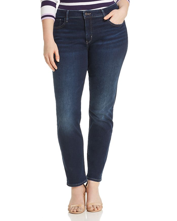 Levi's Plus 311 Shaping Skinny Jeans in Dark Blue | Bloomingdale's