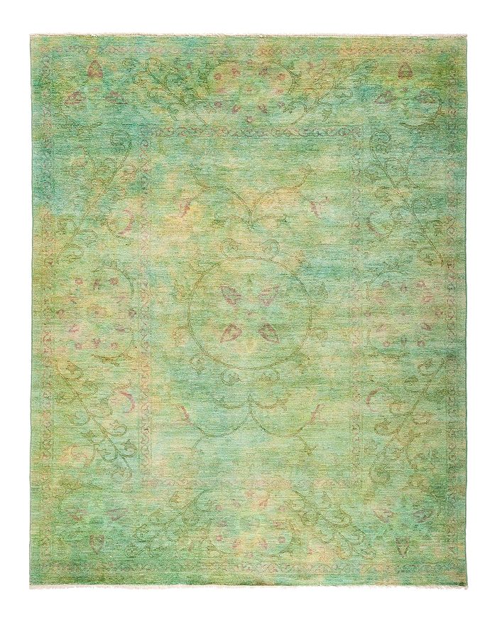 Bloomingdale's Solo Rugs Kahlo Vibrance Area Rug, 6'3 X 8'6 In Green