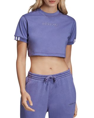 adidas coeeze cropped tee
